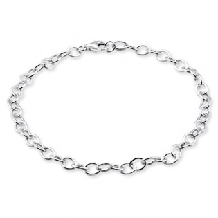 925 Sterling Solid Silver Handmade Plain Charm Bangle Bracelet Jewelry —  Discovered