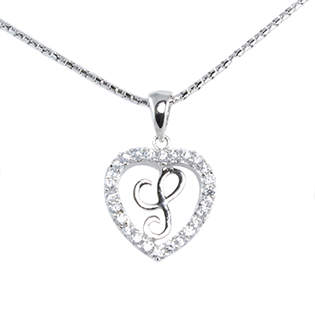 Silver Pendant Heart Shape S