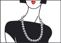 Pearl matinee necklace