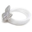 White Ceramic and Butterfly